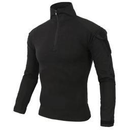 Exército dos eua tático militar uniforme airsoft camuflagem combate-camisas comprovadas assalto rápido camisa de manga longa batalha greve - Image 3