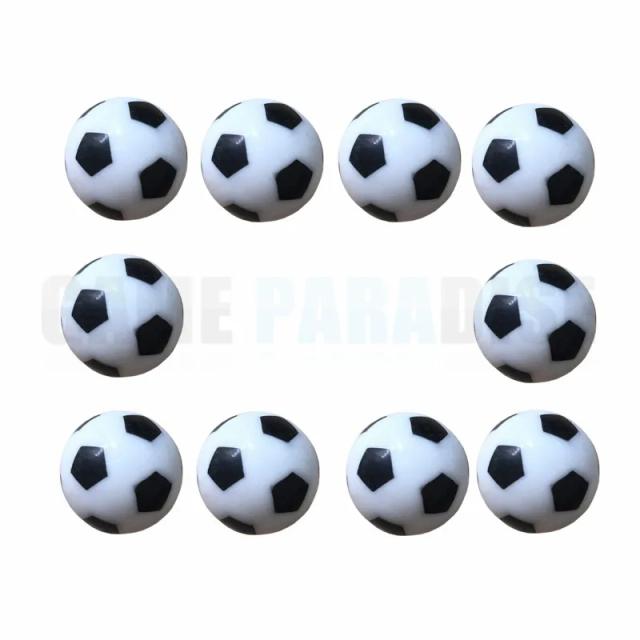 Conjunto de 10 Bolas de Plástico com Logotipo de Futebol de 24 mm para Máquinas de Pinball da Copa do Mundo