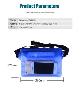 Saco de natação impermeável Ski Drift Mergulho Pacote de cintura de ombro Sacos de telefone celular subaquáticos Capa para praia barco esportes - Image 6