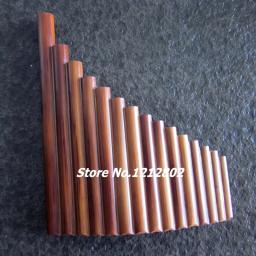 Pan flauta 15 tubos de bambu natural instrumento vento panpipe g chave flauta xiao artesanal instrumentos folclóricos - Image 3