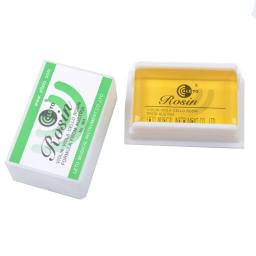 10 pçs leto boa qualidade violino viola violoncelo rosin forma quadrada com caixa de plástico verde - Image 3