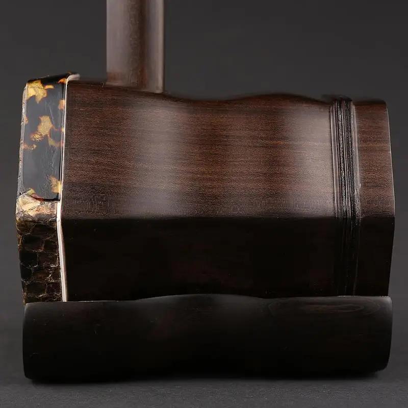 Rosewood erhu instrumentos musicais chineses, duas cordas violino com saco e arco, - Image 1