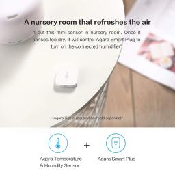 Aqara-Zigbee Sensor de Temperatura e Umidade, Termômetro Home Inteligente, Monitor Remoto, Trabalho Homekit para Aplicativo Xiaomi Mijia - Image 5