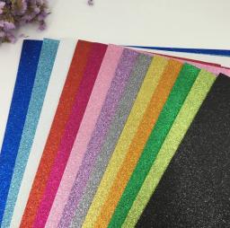 EVA Foam Sponge Paper, Glitter Flash, ouro, artesanato, folhas de papel, jardim de infância DIY, 2mm, 10pcs - Image 4