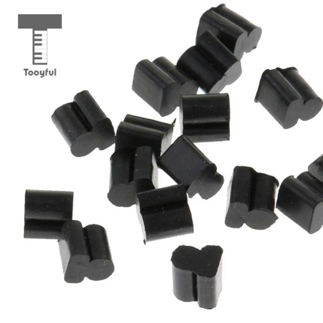 Almofadas de Silicona Tooyful para Trompete, 20 Peças em Preto para Instrumentos de Cobre