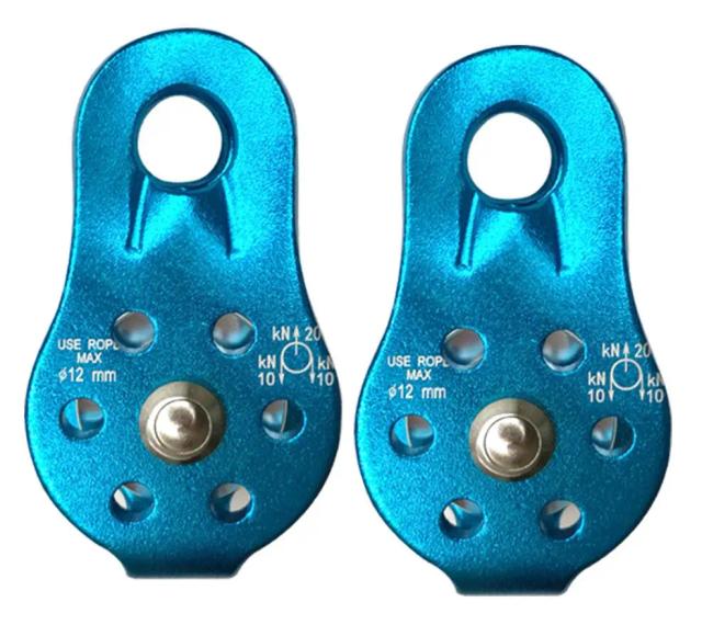 Corda de Escalada de 20kn com Polia Fixa para Montanhismo, Rappel e Arborismo - Equipamentos de Resgate e Espeleologia