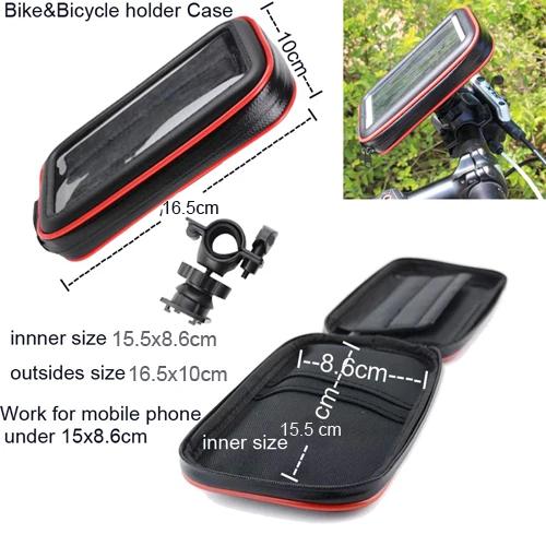 Suporte do telefone de bicicleta e motocicleta, estojo de tela sensível ao toque da bicicleta, bolsa para Samsung Galaxy S24 S23 Ultra S22 Plus S21 S20 FE A55 A54 A53 A52 - Image 1