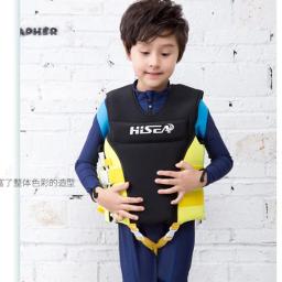 Colete salva-vidas de neoprene para crianças, colete salva-vidas para crianças pequenas, meninos, meninas, jovens, dispositivo de flutuação para natação, 10kg-60kg - Image 1