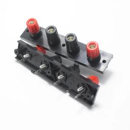 Amplificador de entrada de banana externo, cabeça com 4 pinos de led para amplificador de fio, encaixe de áudio, interruptor de terminal de mola diy, 1 peça - Image 2