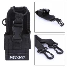 Bolsa de transporte para rádio, capa de nylon com suporte para kenwood baofeng - Image 1