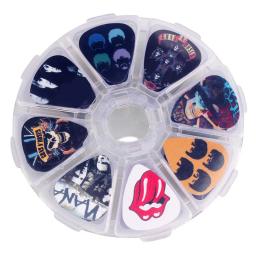 Soach acessórios de palhetas para guitarra, 50 peças, 8 grades, caixa de palhetas para guitarra - Image 2