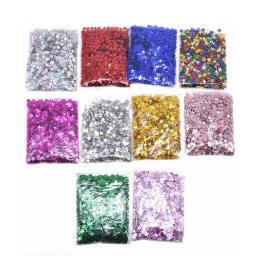 Confete Estrela Dourada Brilhante para Decoração de Mesa, Polvilha Acrílica, DIY, Festa de Aniversário, Casamento, Natal, 15g, 6mm, 10mm - Image 6