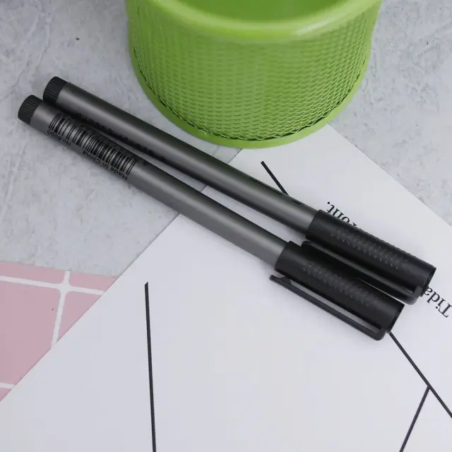 Canetas Brush Pen de Caligrafia Lisa com Dicas de Feltro para Assinaturas e Desenhos - Suprimentos Ideais para Estudantes e Escola