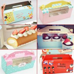 Caixa de cupcake com alça de janela, caixa de papel kraft de circo unicórnio para bolo, embalagens de festa, lembranças, caixas de bolo de casamento, 20 peças - Image 2