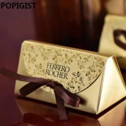 Ferrero rock caixas de chocolates, lembranças de casamento criativas para festas de bebê, chá de bebê, caixa de chocolates adoráveis, presentes, sacos de suprimentos - Image 4