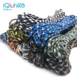 Cordão de pára-quedas de sobrevivência de 7 cordas de pára-quedas de acampamento escalada corda de acampamento caminhada varal de caminhadas pés de diâmetro 4mm - Image 1