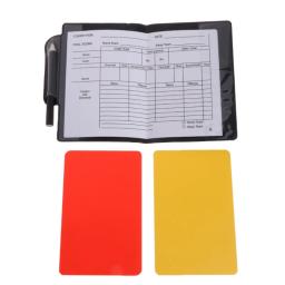 Carteira para arbitragem de esporte, caderno com cartão vermelho e cartão amarelo para futebol e entretenimento - Image 3