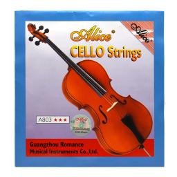 Alice a803 cordas violoncelo núcleo de aço níquel prata 1st-4th cordas - Image 4