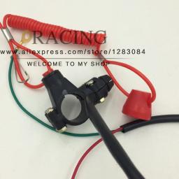Botão de segurança para mini bicicleta atv, interruptor fechado com emergência, parada de segurança, de bolso para 2 tempos - Image 3