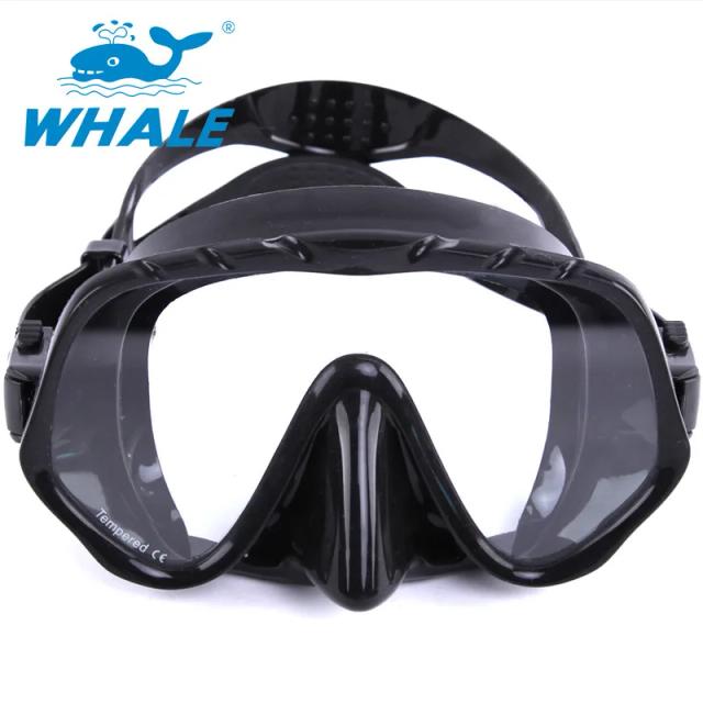Máscara de Mergulho Profissional para Adulto com Silicone, Snorkel e Grande Visão em Vidro Temperado