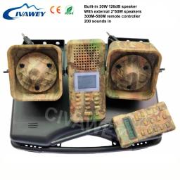 Caça Som MP3 Player com Controle Remoto, Pato, Ganso, Corvo Chamadas, Caça, Pássaro, Som, Caça, Decodificação, Cronometragem, Ligado, Desligado, 50W - Image 3