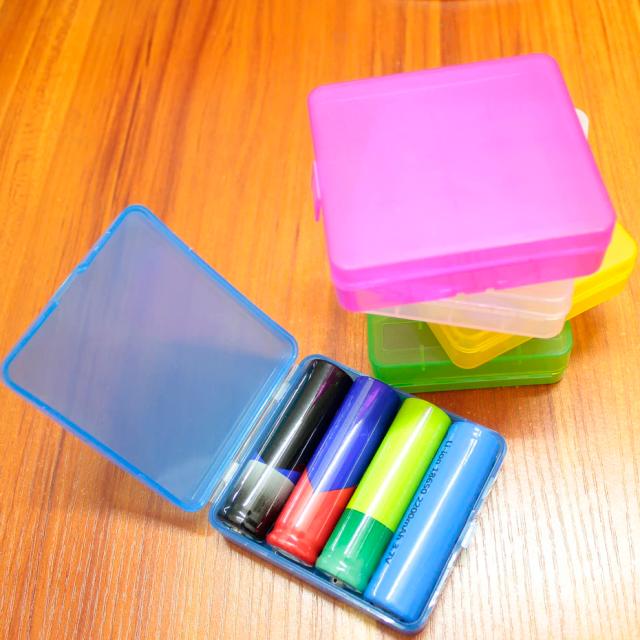 Organizador de Armazenamento para Baterias de Lítio 18650, 18350 e 14500