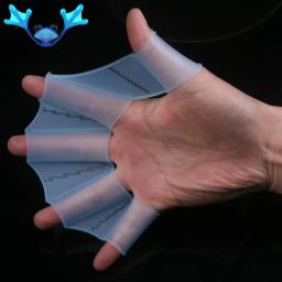 Alta Qualidade Nadadeiras De Natação, Mão De Silicone, Palm Dedo Webbed, Luvas De Pá, Nadadeiras De Natação, S, M, L - Image 2