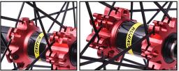 Conjunto de rodas de mountain bike RUJIXU CROSSDTXT, tração reta, dianteiro 2 traseiro, 5 rolamentos perlin, 26 ", 27,5", 29" conjunto de rodas MTB - Image 3