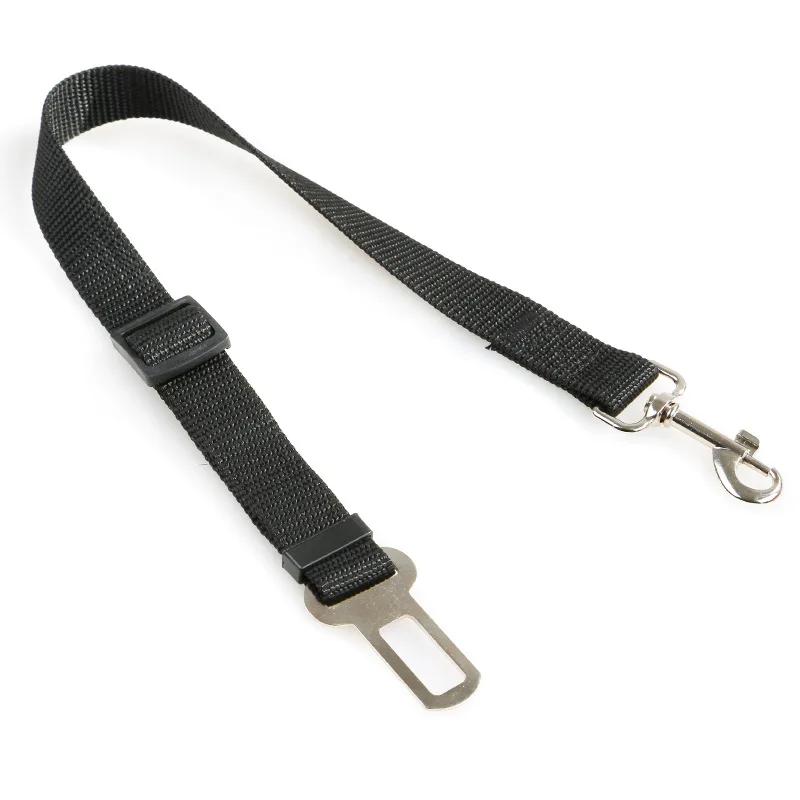 Cinto de segurança para assento de carro, Coleira do cão, Fivela Trelas para cão, Cinto de viagem ajustável, Dog Collar Connector - Image 1