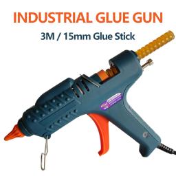 Profissional Hot Melt pistola de cola, uso de alta potência, cola, Industrial, 200W, 300W, 3M, 15mm - Image 1