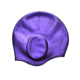 Orelha proteger tampão de natação chapéus de silicone à prova dwaterproof água elástico tamanho livre adulto piscina engrenagem boa qualidade 6 cores escolher b43002 - Image 4