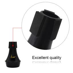 Trompete semi-fechado mute silenciador ferramenta prática mini preto leve trompete trompete mute instrumento de música acessórios - Image 2