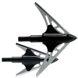 6 pçs 100 grão 2 lâmina fixa caça broadheads flecha pontos pontas de metal para recurvo arco composto e besta - Image 3