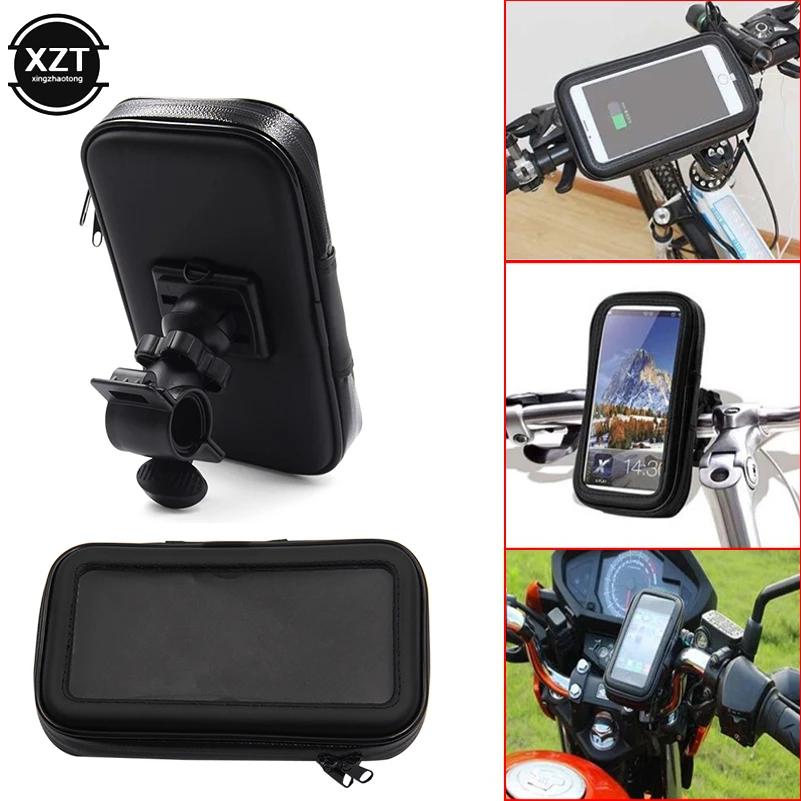 Titular do telefone da motocicleta bicicleta à prova dwaterproof água caso suporte do telefone para o iphone xs xr x 8 7 samsung s9 s8 s7 scooter telefone celular - Image 1