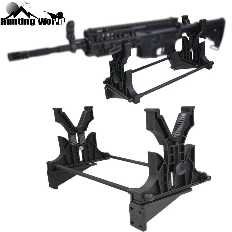 Tactical limpeza & manutenção & expositor rifle suporte de arma cremalheira suporte banco resto suporte parede para caça rifle acessórios - Image 1