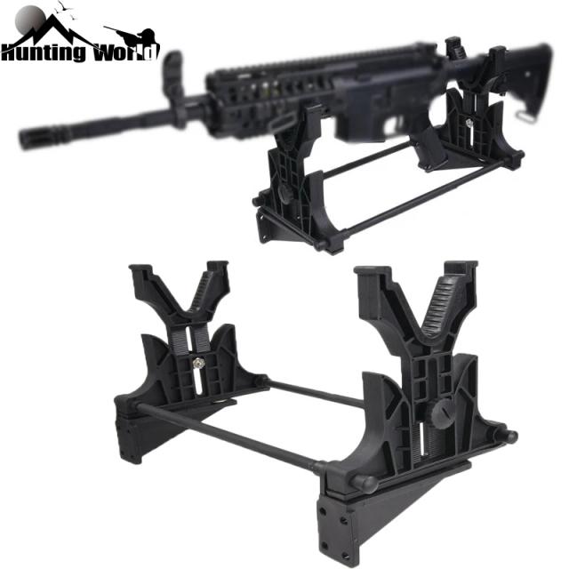 Suporte de Armas Multifuncional para Caça: Limpeza, Manutenção e Exposição de Rifles
