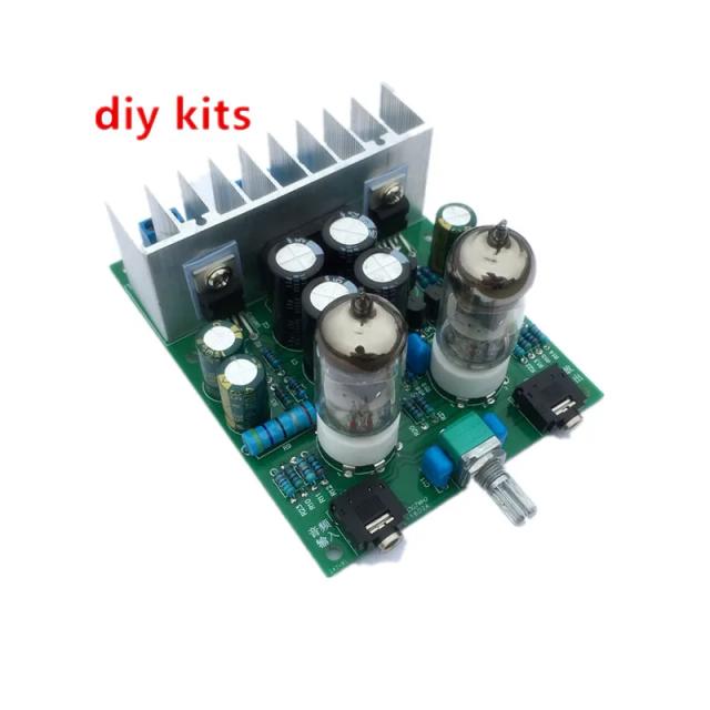 Amplificador Hi-Fi 6J1 com LM1875T: Placa de Potência 30W e Kits DIY para Auscultadores