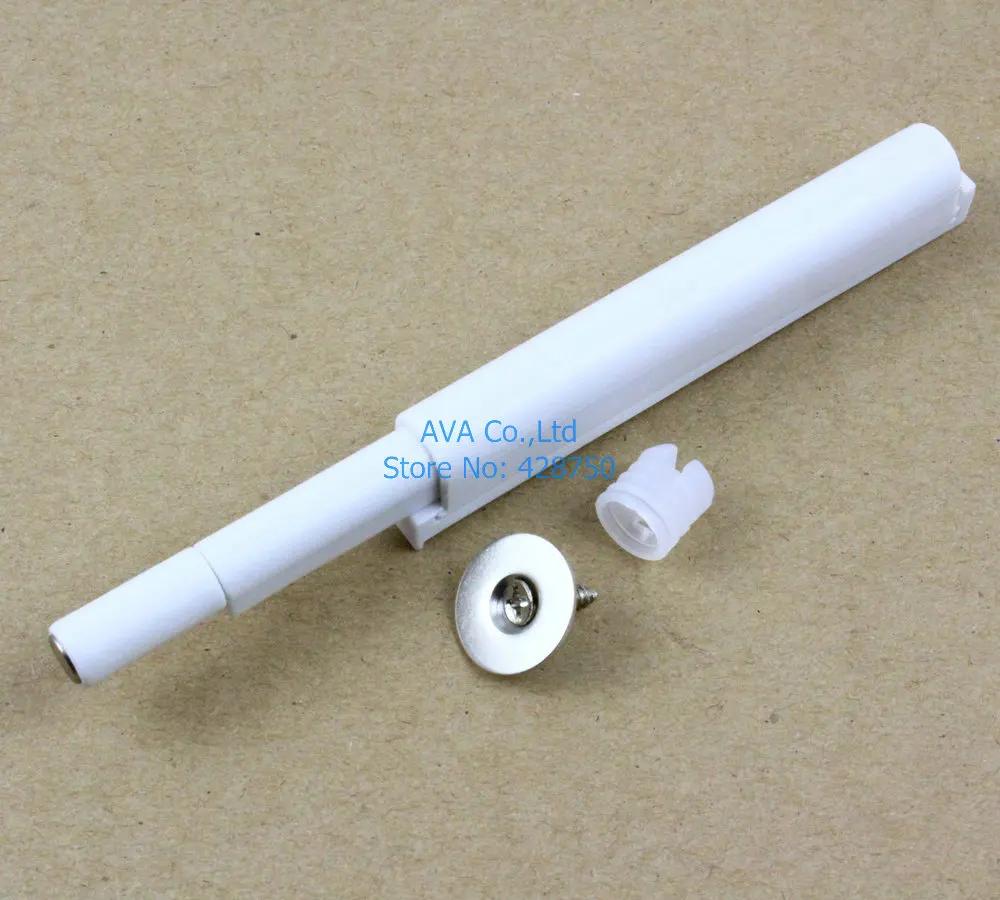 Ímã para abrir o sistema para armário de cozinha, amortecedor para porta de armário de cozinha, tampão para pegar porta mais próximo sem alça (opcional:: branco/cinza) - Image 1
