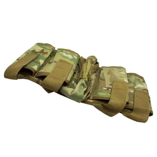 Arnês Remoto com 4 Bolsas para Paintball e Tanque Battle Pack