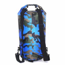 Saco de natação impermeável, saco seco, camuflagem cores, pesca, canoagem, caiaque, armazenamento, deriva, rafting, 2L, 5L, 10L, 15L, 20L, 30L - Image 2