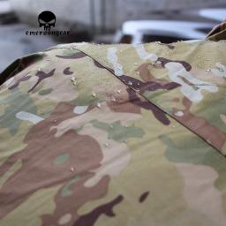 Songemerear jaqueta corta-vento macia + calças, jaqueta corta-vento à prova d'água com camuflagem para caça e acampamento ao ar livre - Image 6