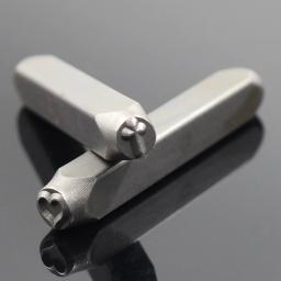 Ferramenta De Perfuração De Carimbo De Couro De Aço Carbono, DIY Metal Carving Artesanato, Molde De Impressão, Perfuração De Jóias, 1Pc - Image 4