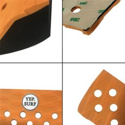 Prancha Cauda Tração Pad, EVA Deck Pad, Cor Laranja, Surf Grip Pad, 1Pc - Image 6