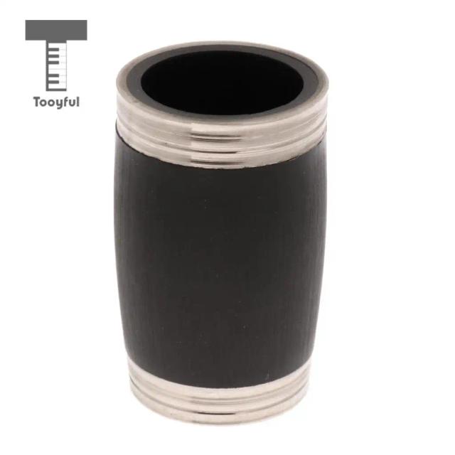 Barril Preto Ajustável Tooyful de Zinco de 50mm para Clarinete BB - Peça de Reposição para Instrumentos de Sopro
