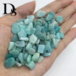 Cristais amazonita verde natural 100g, pedra purificadora de cascalho, minerais colecionáveis, amostra, decoração doméstica - Image 4