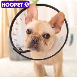 Hoopet-coleira eletrônica de animais de estimação, cão, gato, previne mordida e coleira, capa de pulôver - Image 1