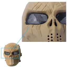 Máscara de proteção facial para airsoft, máscara tática de terror com proteção facial para airsoft - Image 3