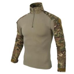 Exército dos eua tático militar uniforme airsoft camuflagem combate-camisas comprovadas assalto rápido camisa de manga longa batalha greve - Image 1