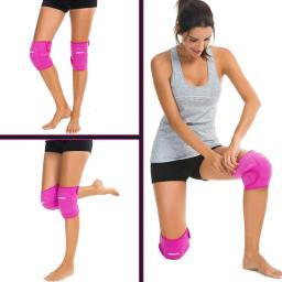 Joelheira feminina ajustável, reforçada, dança, yoga, vôlei, suporte de joelho, esportiva, pressurizada, protetor - Image 6