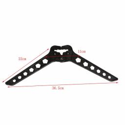 Black Archery Bow Kick Stand Holder, pernas para 3D Shoot Range Target Hunting, Composto Bow Support Shelf, Kickstand - Image 5